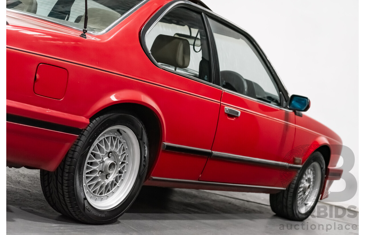 1/1989 BMW 635 CSi Highline E24 Series 3 2d Coupe Cinnabar Red 3.4L - Australian Delivered
