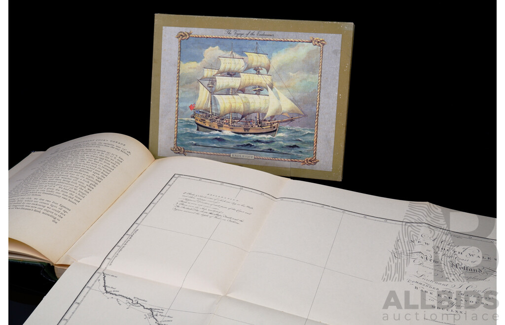 Cook Lieutenant James, an Account of a Voyage Round the World, Compiled by D Warrington Evans, W R Smith & Paterson, Brisbane, 1969, Cloth Bound Hardcover in Pictorial Slip Case