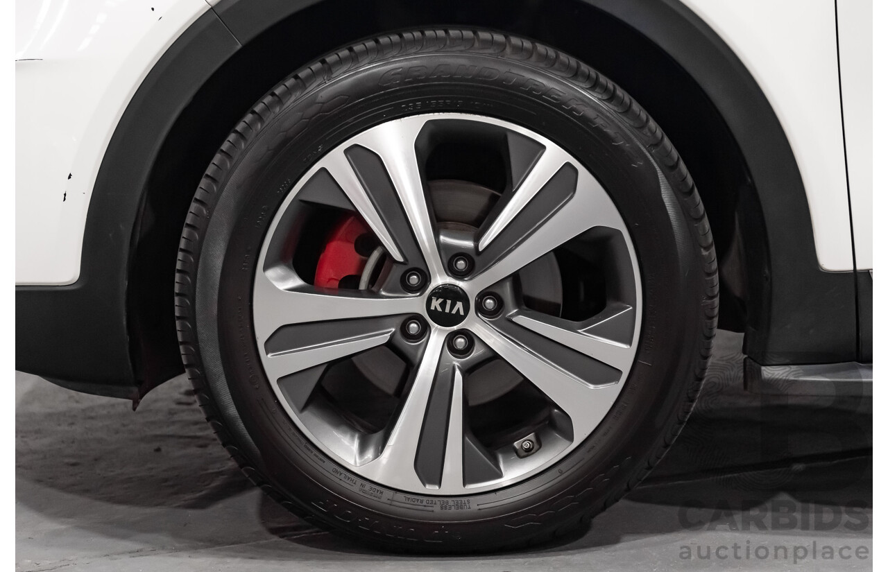 02/2019 Kia Sorento GT-Line UM MY19 4d Wagon White V6 3.5L - 7 Seater