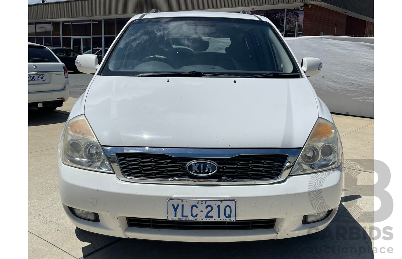 06/10 Kia Grand Carnival Si FWD VQ MY11 4D Wagon White 3.5L