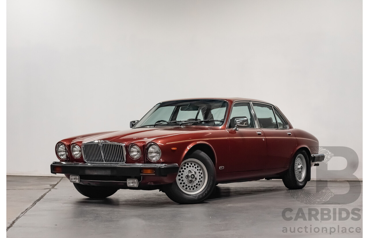 12/1985 Jaguar XJ6 Sovereign 4.2 4d Sedan Cranberry Red 4.2L