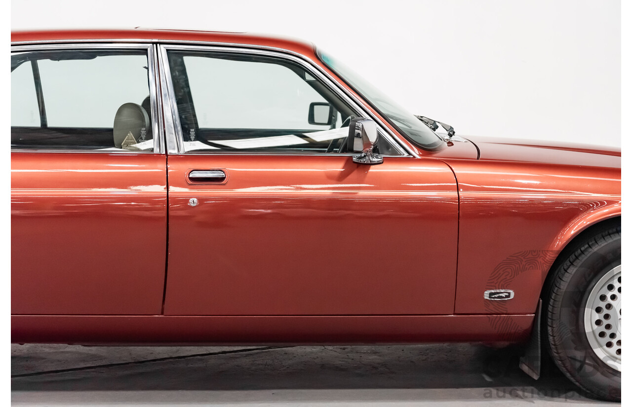 12/1985 Jaguar XJ6 Sovereign 4.2 4d Sedan Cranberry Red 4.2L