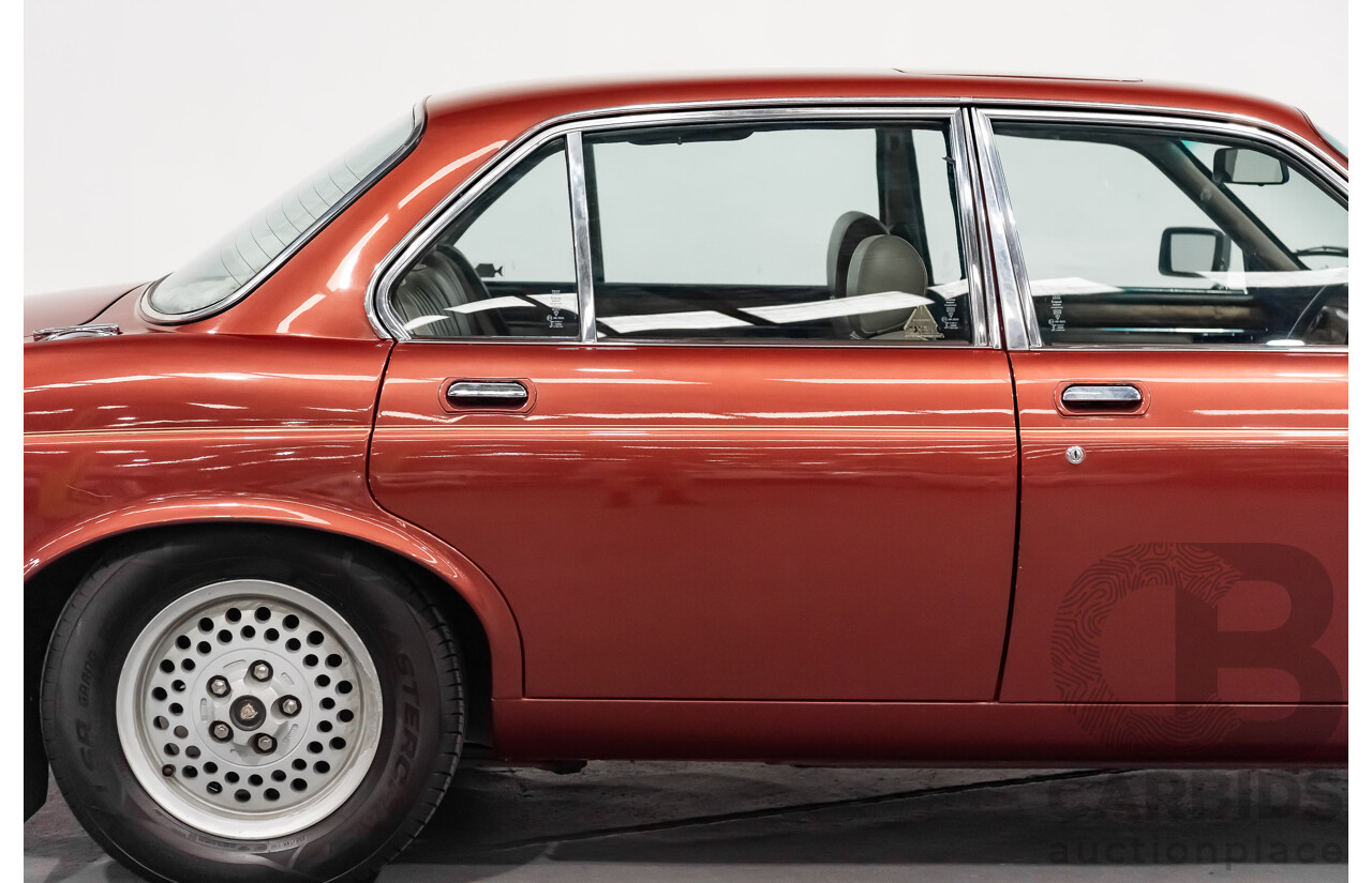 12/1985 Jaguar XJ6 Sovereign 4.2 4d Sedan Cranberry Red 4.2L