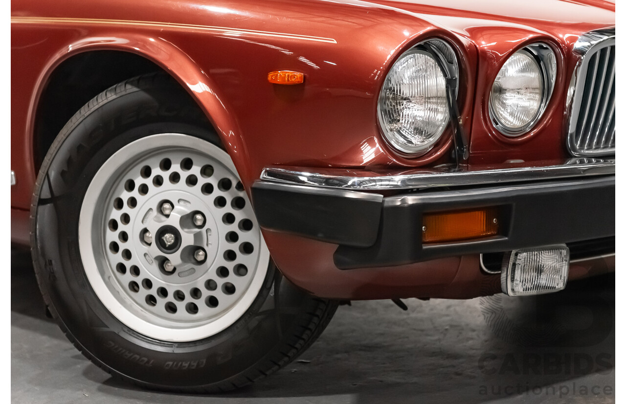 12/1985 Jaguar XJ6 Sovereign 4.2 4d Sedan Cranberry Red 4.2L