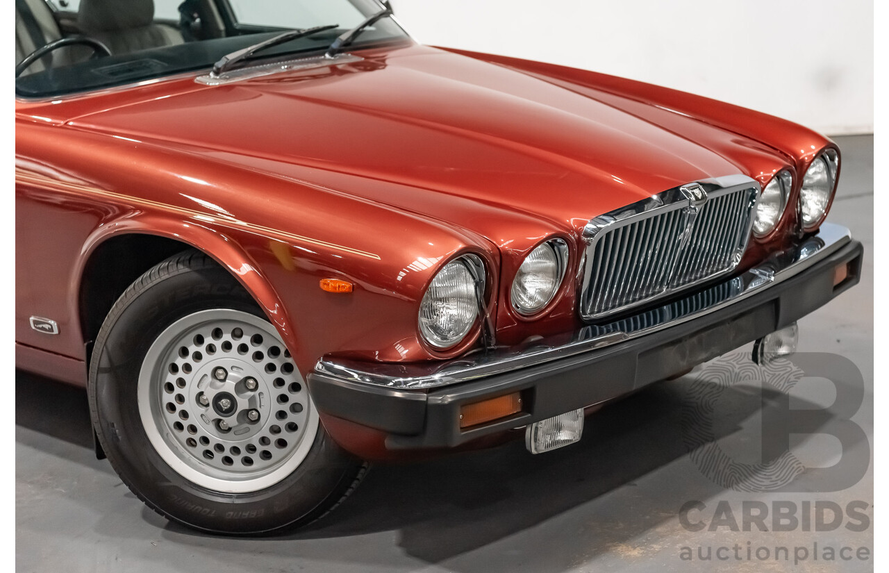 12/1985 Jaguar XJ6 Sovereign 4.2 4d Sedan Cranberry Red 4.2L