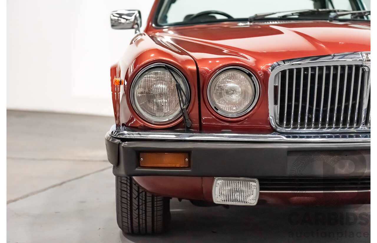 12/1985 Jaguar XJ6 Sovereign 4.2 4d Sedan Cranberry Red 4.2L