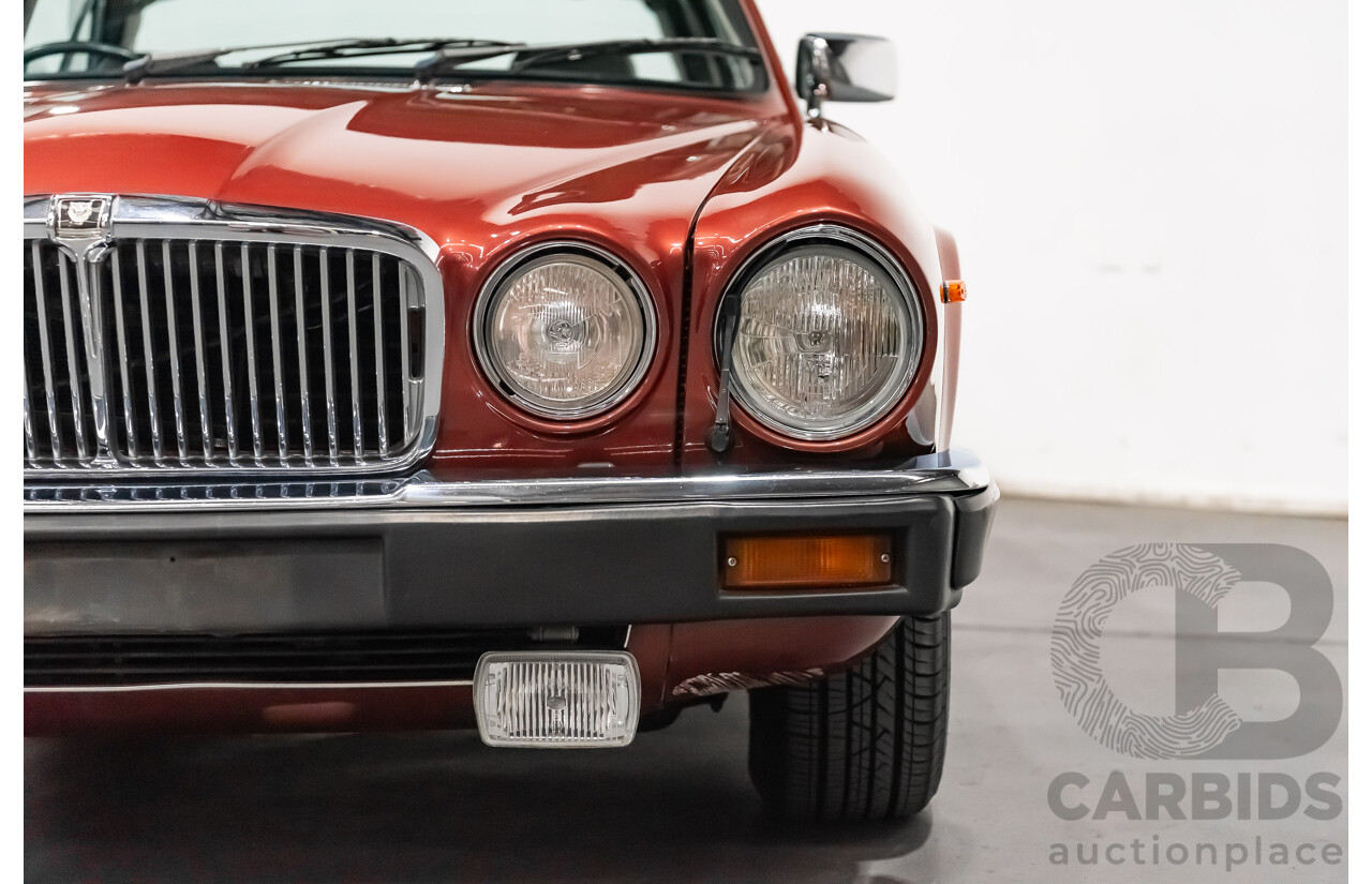 12/1985 Jaguar XJ6 Sovereign 4.2 4d Sedan Cranberry Red 4.2L