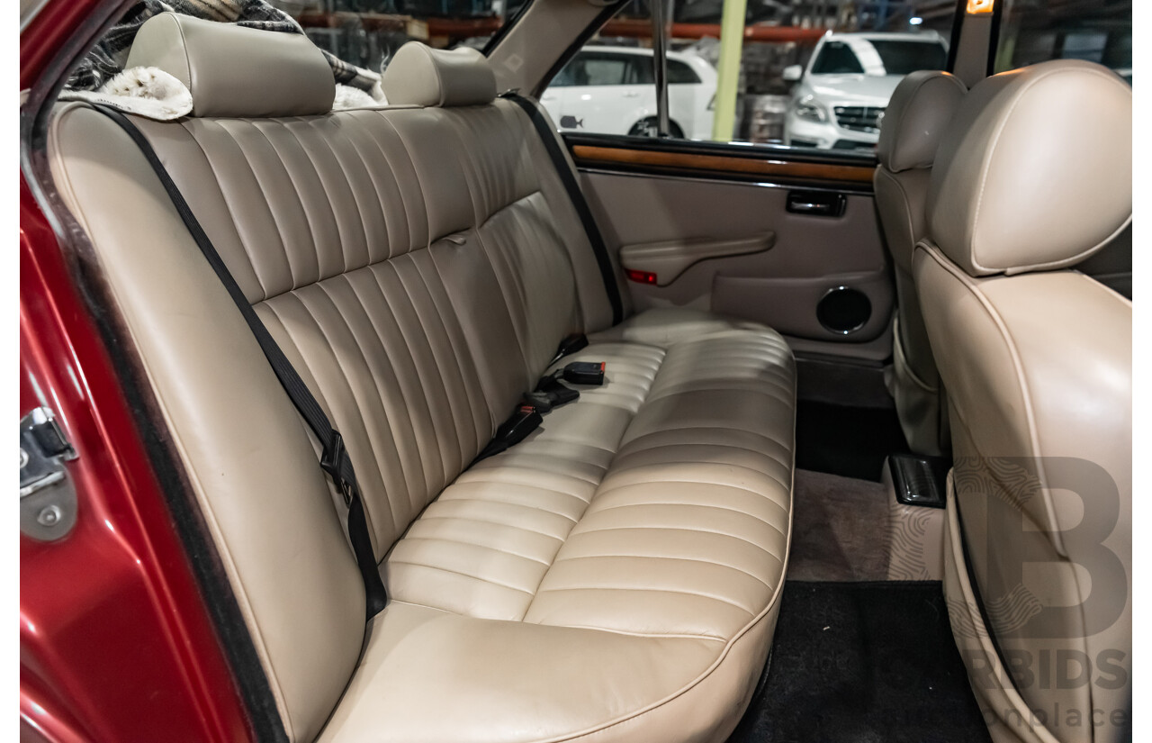 12/1985 Jaguar XJ6 Sovereign 4.2 4d Sedan Cranberry Red 4.2L