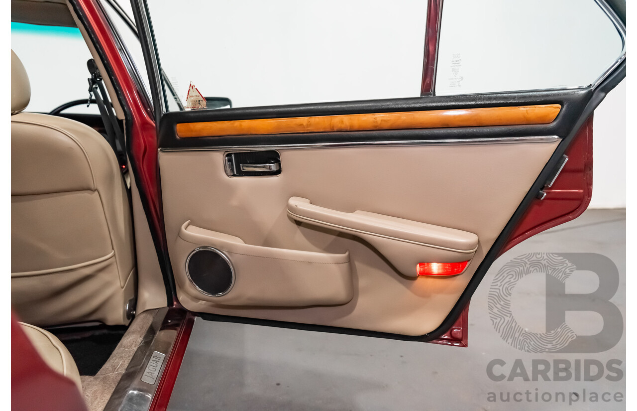 12/1985 Jaguar XJ6 Sovereign 4.2 4d Sedan Cranberry Red 4.2L