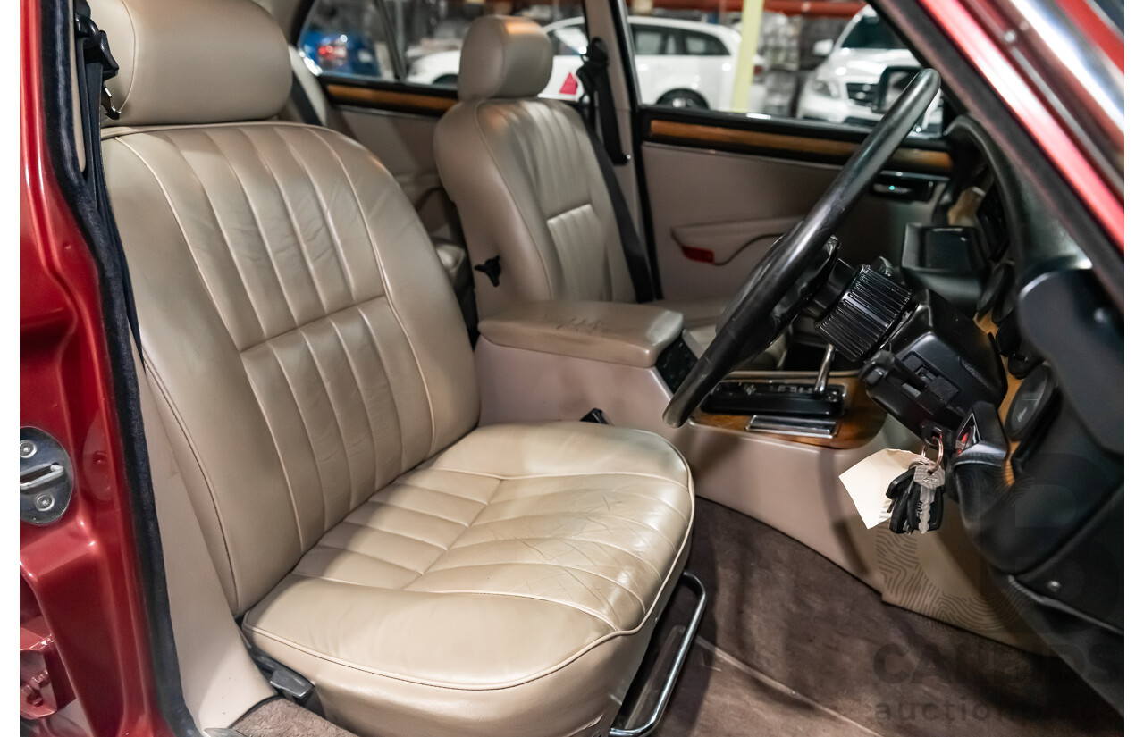 12/1985 Jaguar XJ6 Sovereign 4.2 4d Sedan Cranberry Red 4.2L