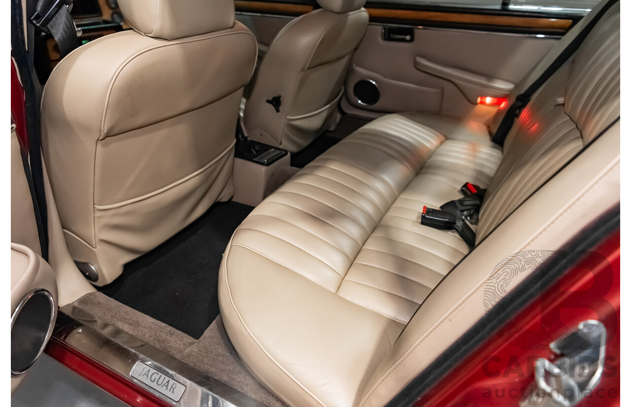 12/1985 Jaguar XJ6 Sovereign 4.2 4d Sedan Cranberry Red 4.2L