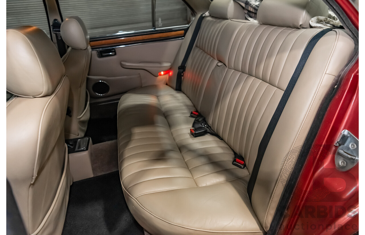 12/1985 Jaguar XJ6 Sovereign 4.2 4d Sedan Cranberry Red 4.2L