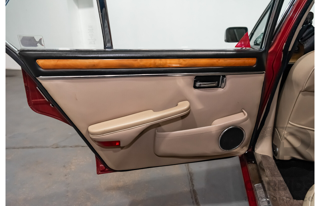 12/1985 Jaguar XJ6 Sovereign 4.2 4d Sedan Cranberry Red 4.2L