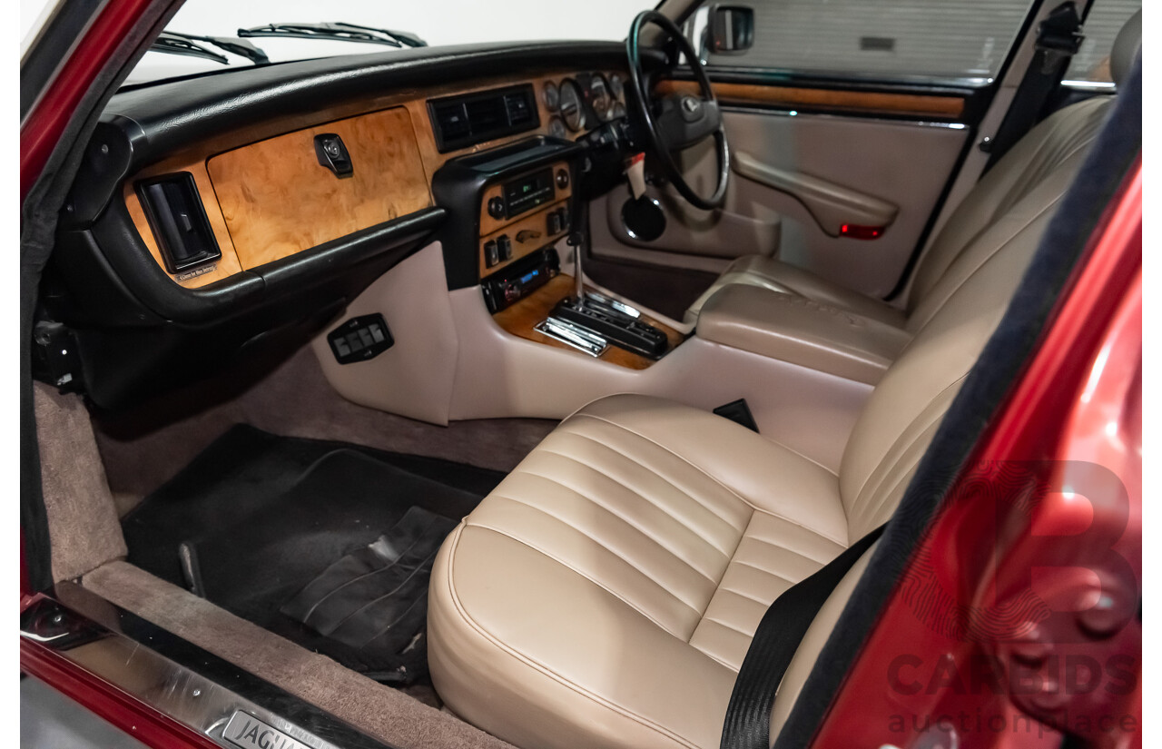 12/1985 Jaguar XJ6 Sovereign 4.2 4d Sedan Cranberry Red 4.2L
