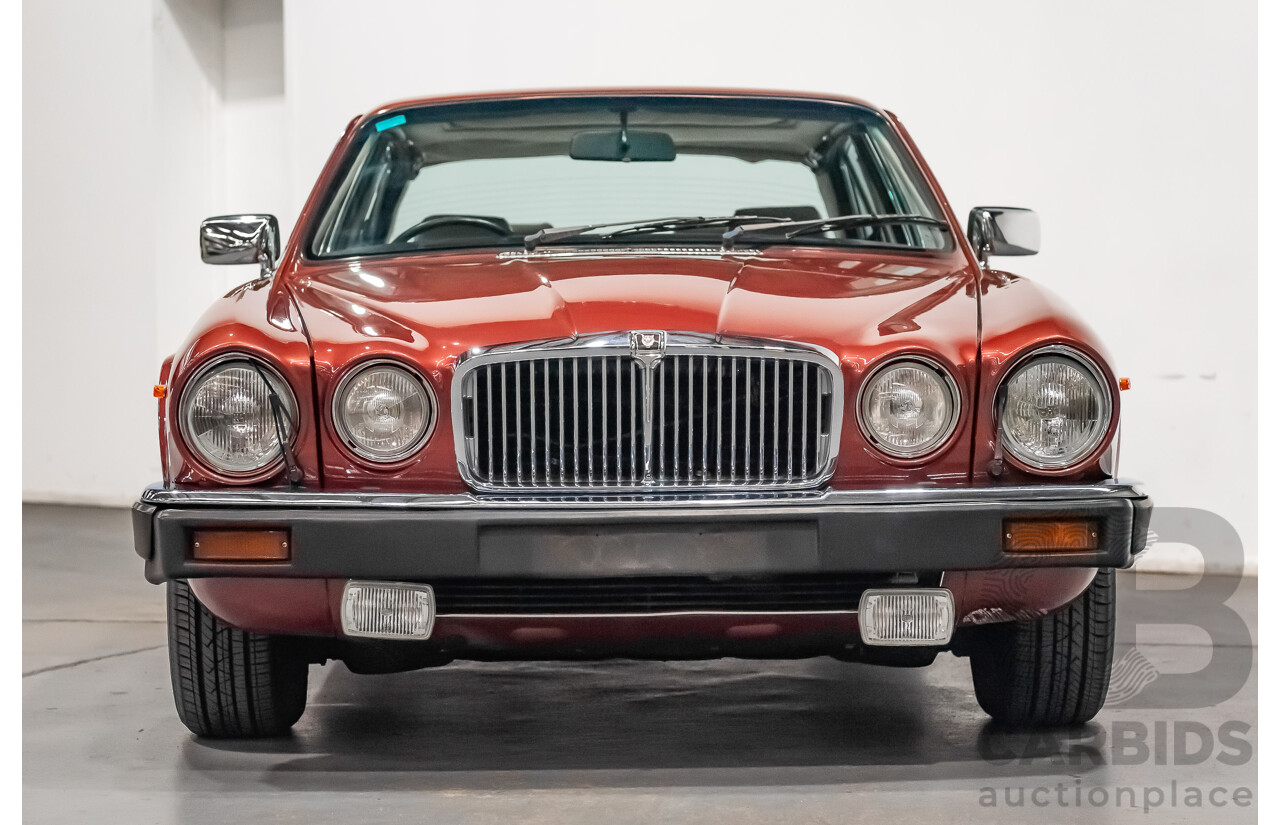 12/1985 Jaguar XJ6 Sovereign 4.2 4d Sedan Cranberry Red 4.2L