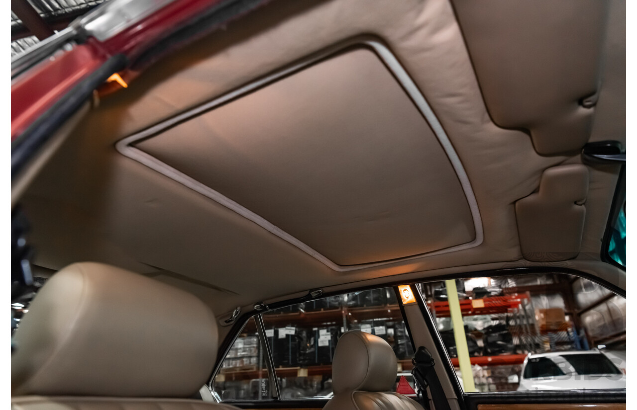 12/1985 Jaguar XJ6 Sovereign 4.2 4d Sedan Cranberry Red 4.2L