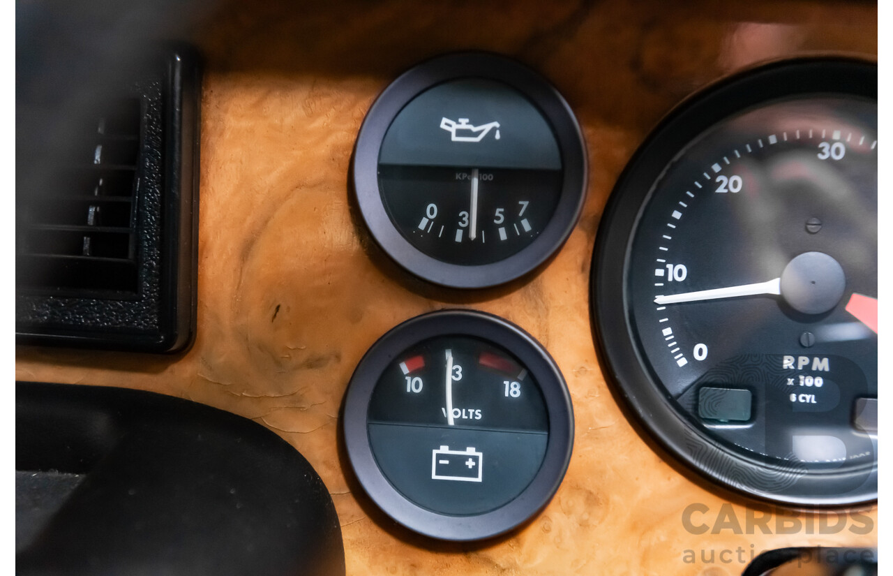 12/1985 Jaguar XJ6 Sovereign 4.2 4d Sedan Cranberry Red 4.2L