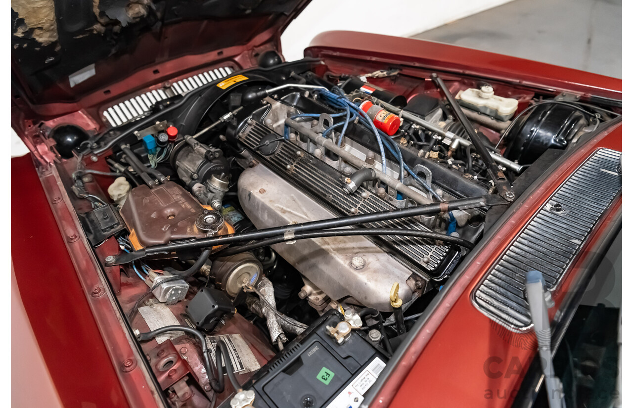 12/1985 Jaguar XJ6 Sovereign 4.2 4d Sedan Cranberry Red 4.2L