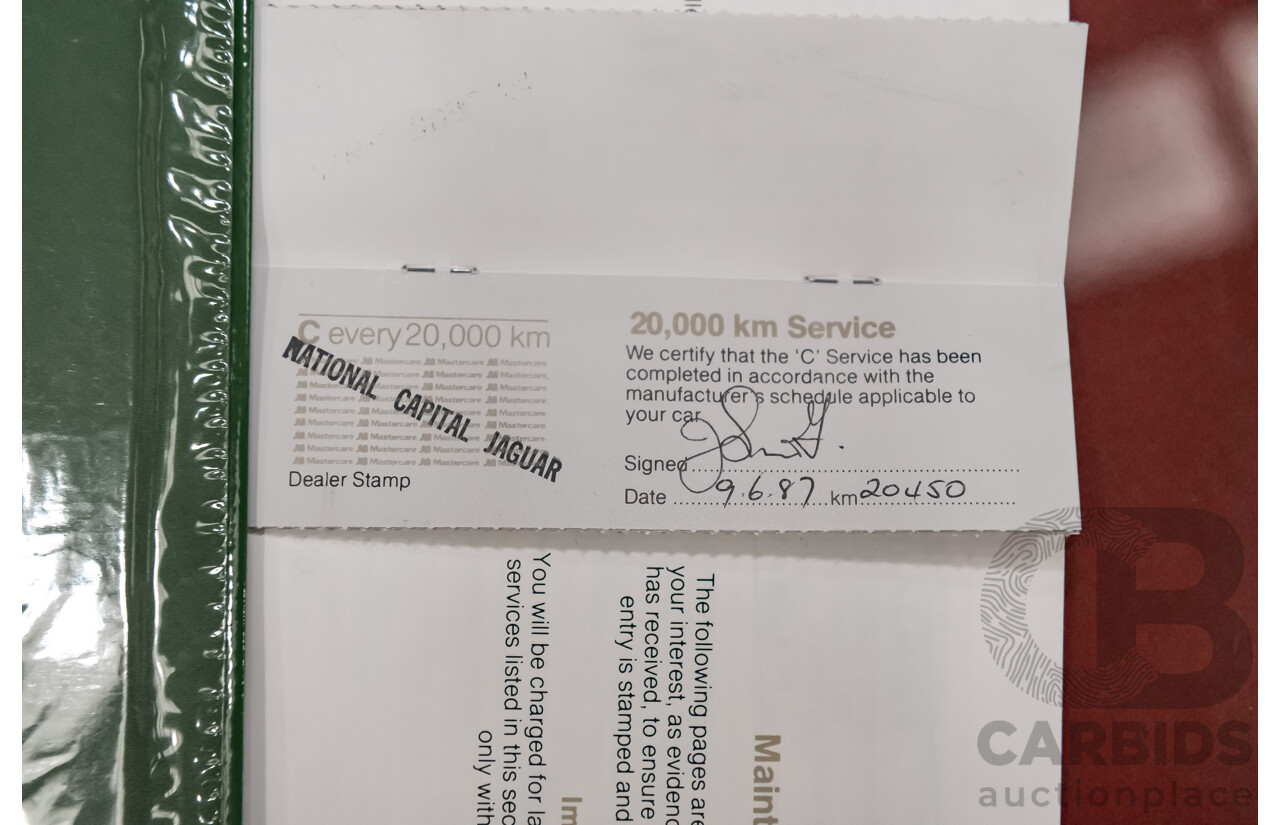 12/1985 Jaguar XJ6 Sovereign 4.2 4d Sedan Cranberry Red 4.2L