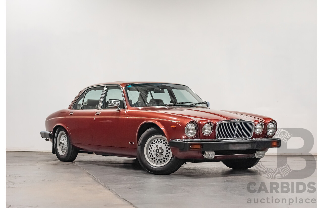 12/1985 Jaguar XJ6 Sovereign 4.2 4d Sedan Cranberry Red 4.2L
