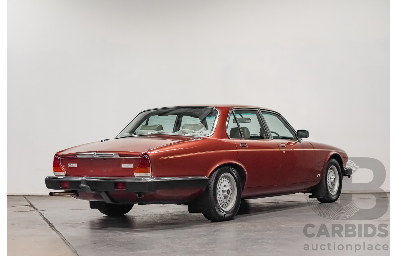 12/1985 Jaguar XJ6 Sovereign 4.2 4d Sedan Cranberry Red 4.2L