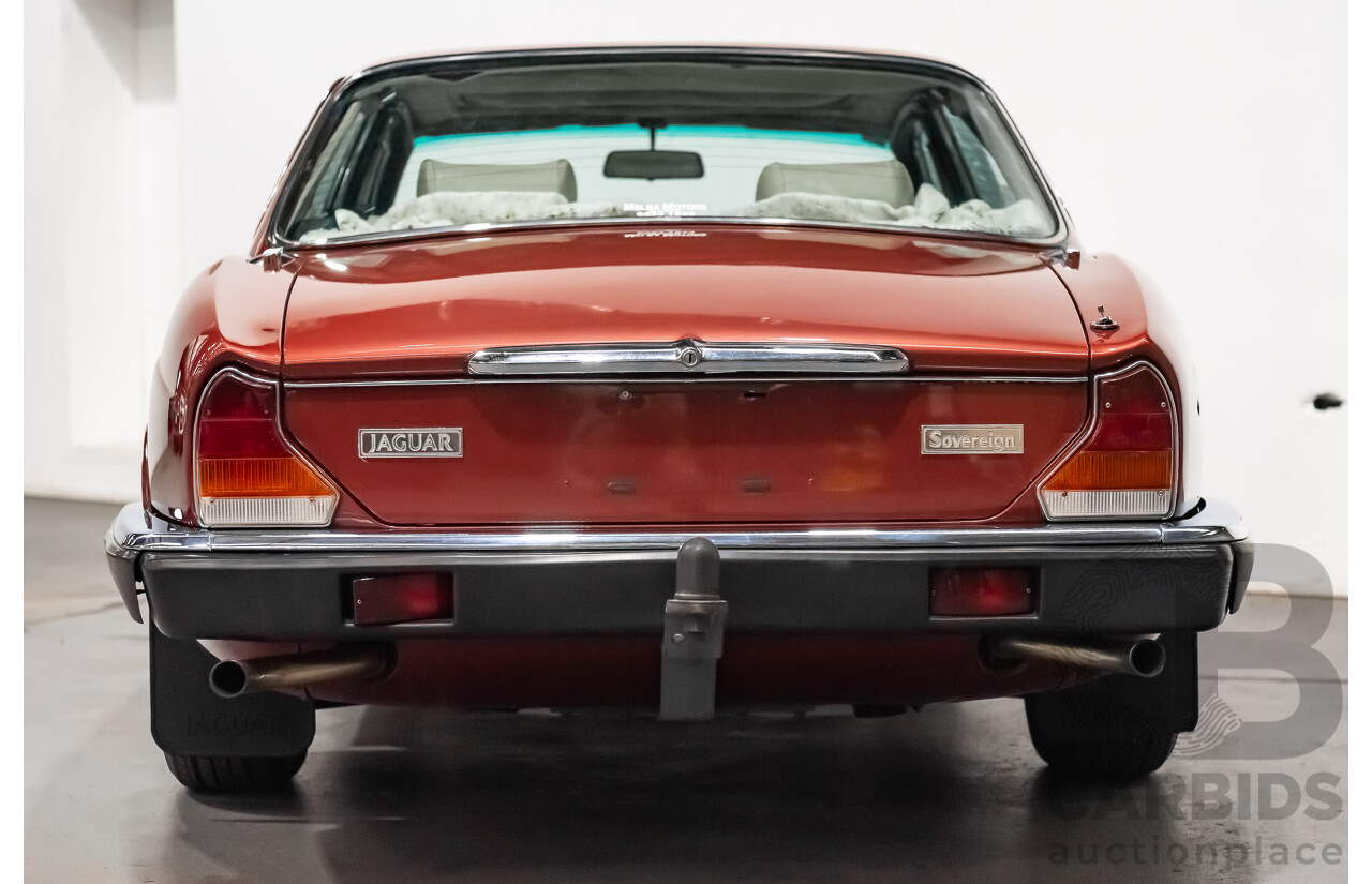 12/1985 Jaguar XJ6 Sovereign 4.2 4d Sedan Cranberry Red 4.2L