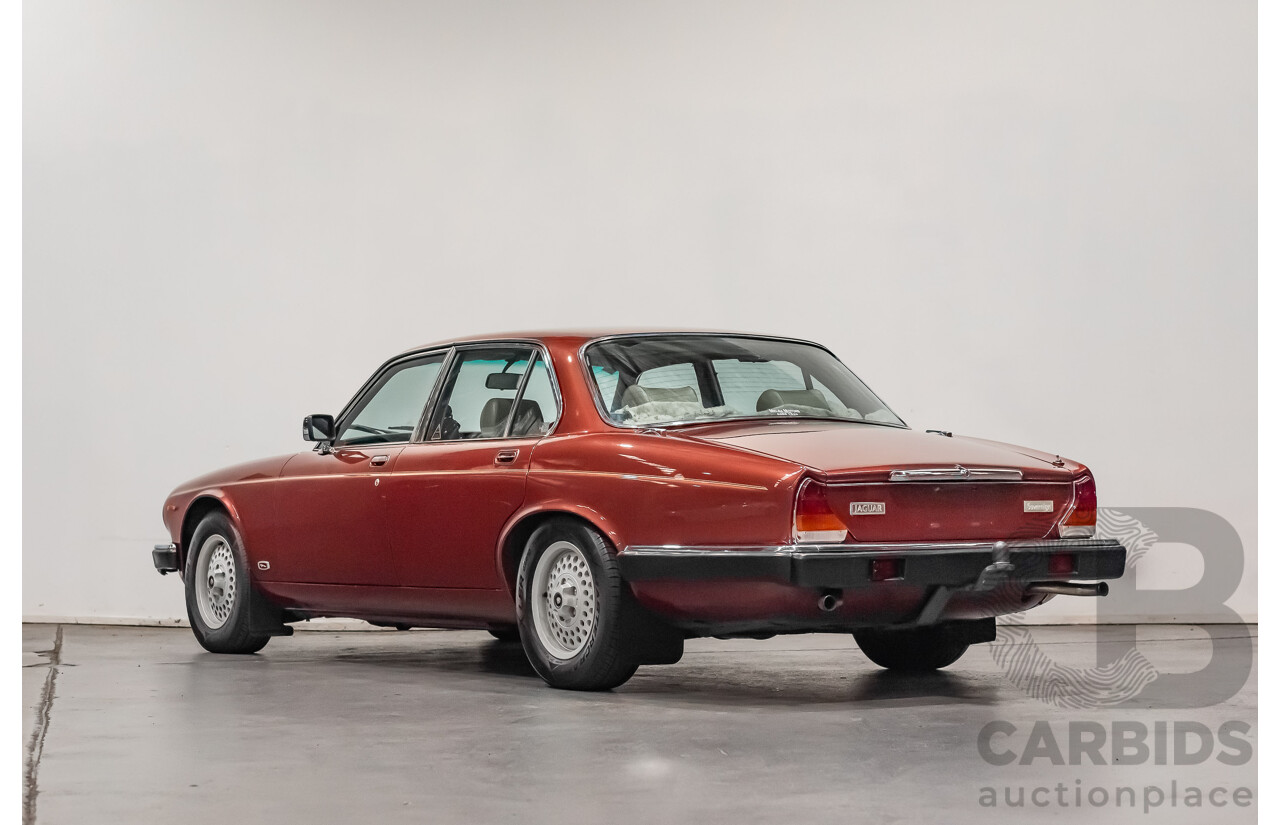 12/1985 Jaguar XJ6 Sovereign 4.2 4d Sedan Cranberry Red 4.2L