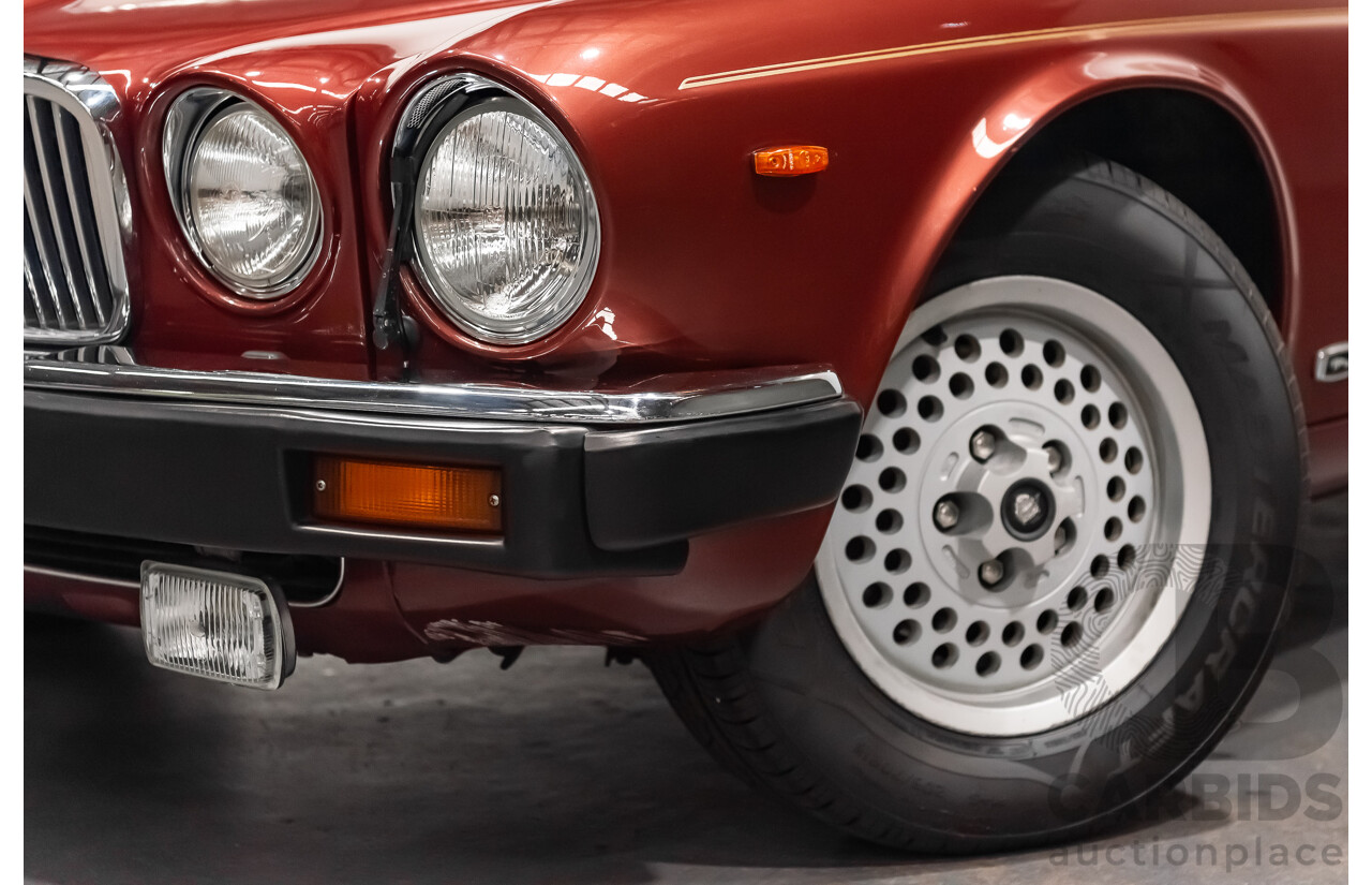 12/1985 Jaguar XJ6 Sovereign 4.2 4d Sedan Cranberry Red 4.2L