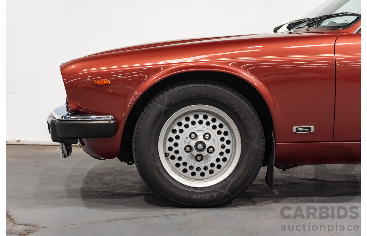 12/1985 Jaguar XJ6 Sovereign 4.2 4d Sedan Cranberry Red 4.2L