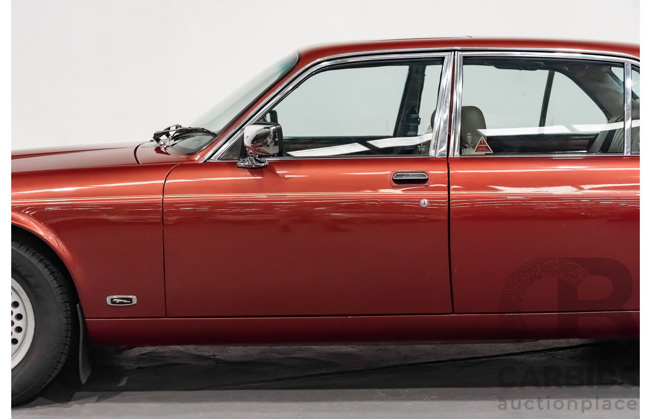 12/1985 Jaguar XJ6 Sovereign 4.2 4d Sedan Cranberry Red 4.2L