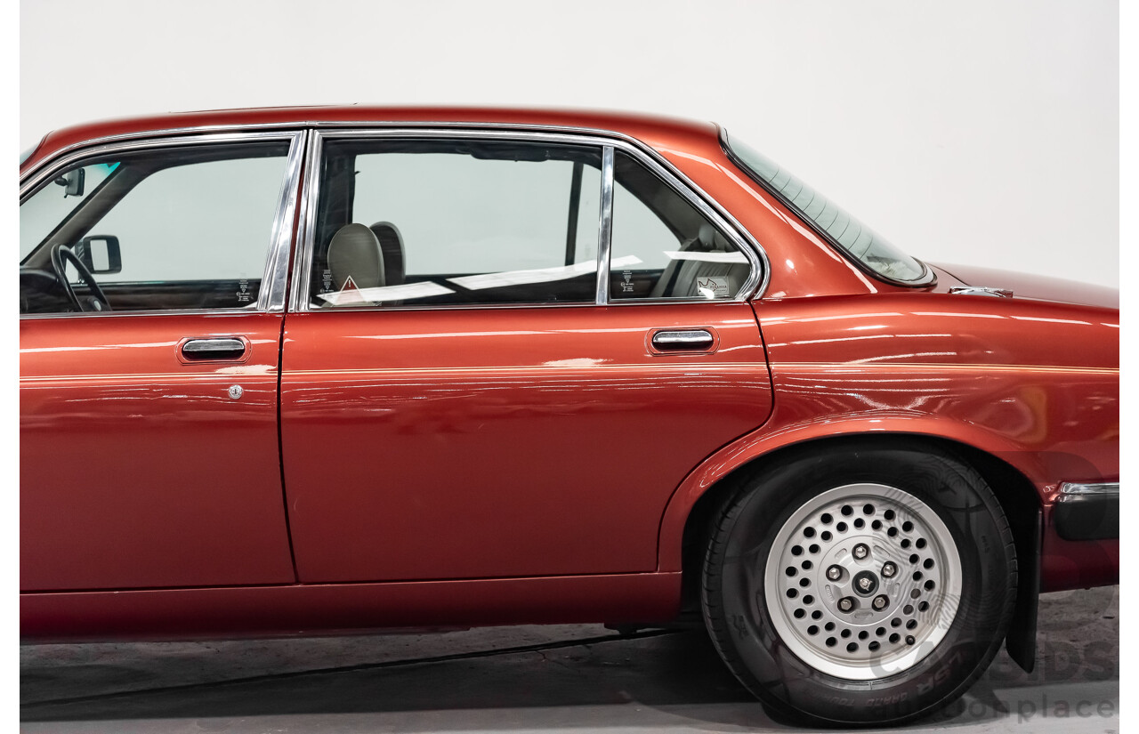 12/1985 Jaguar XJ6 Sovereign 4.2 4d Sedan Cranberry Red 4.2L