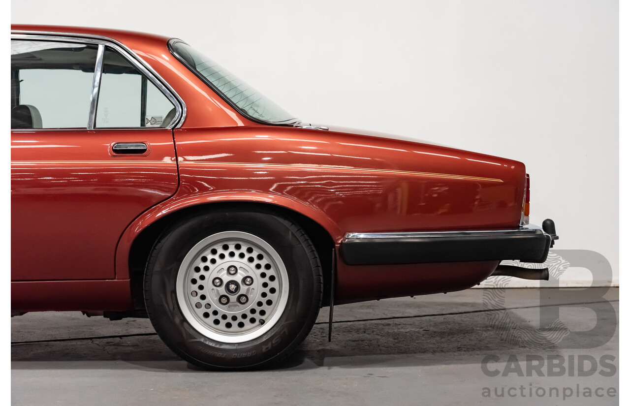 12/1985 Jaguar XJ6 Sovereign 4.2 4d Sedan Cranberry Red 4.2L