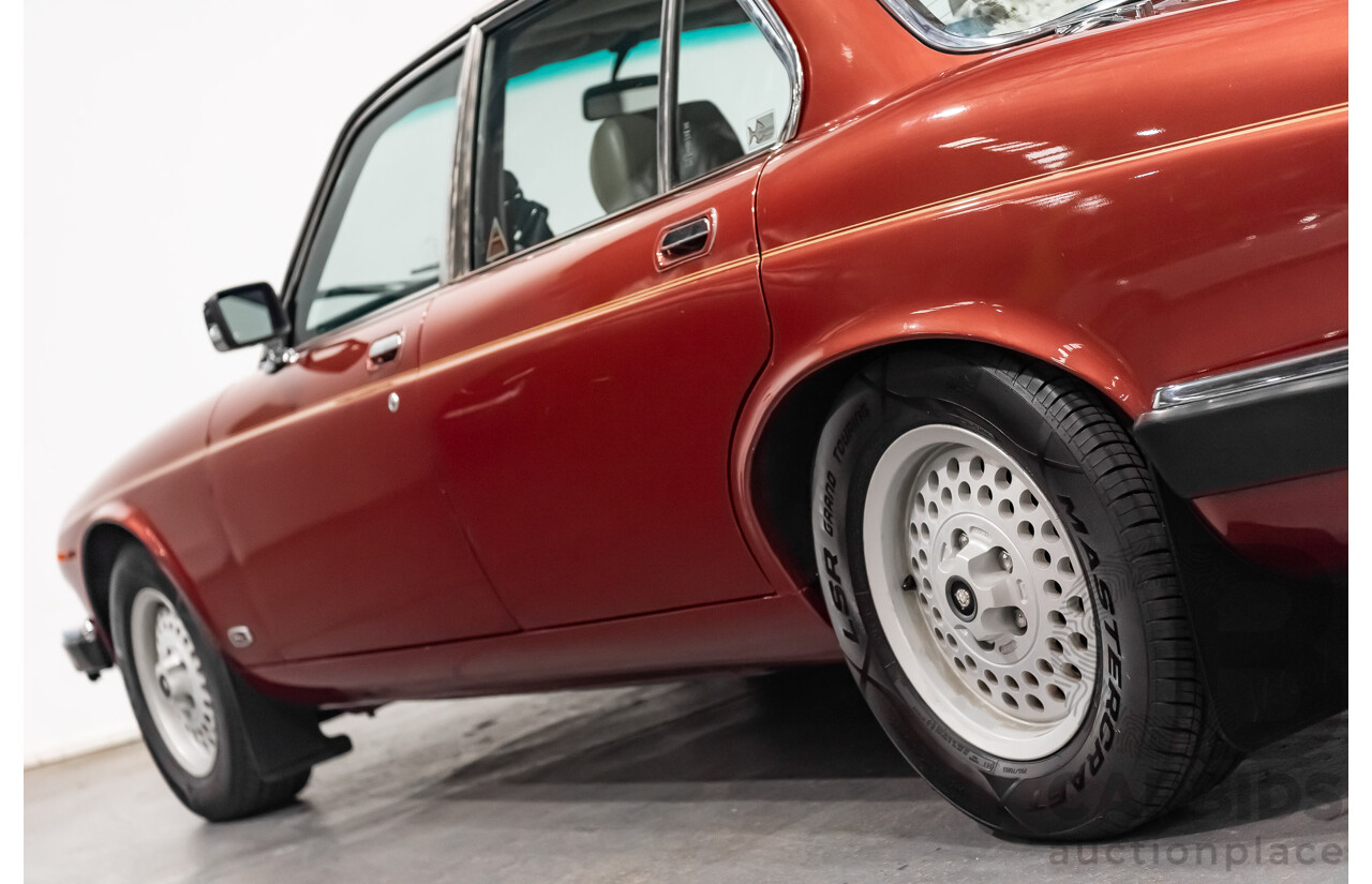 12/1985 Jaguar XJ6 Sovereign 4.2 4d Sedan Cranberry Red 4.2L
