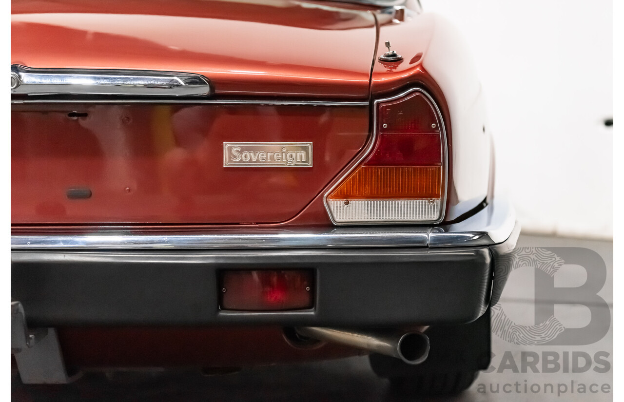 12/1985 Jaguar XJ6 Sovereign 4.2 4d Sedan Cranberry Red 4.2L