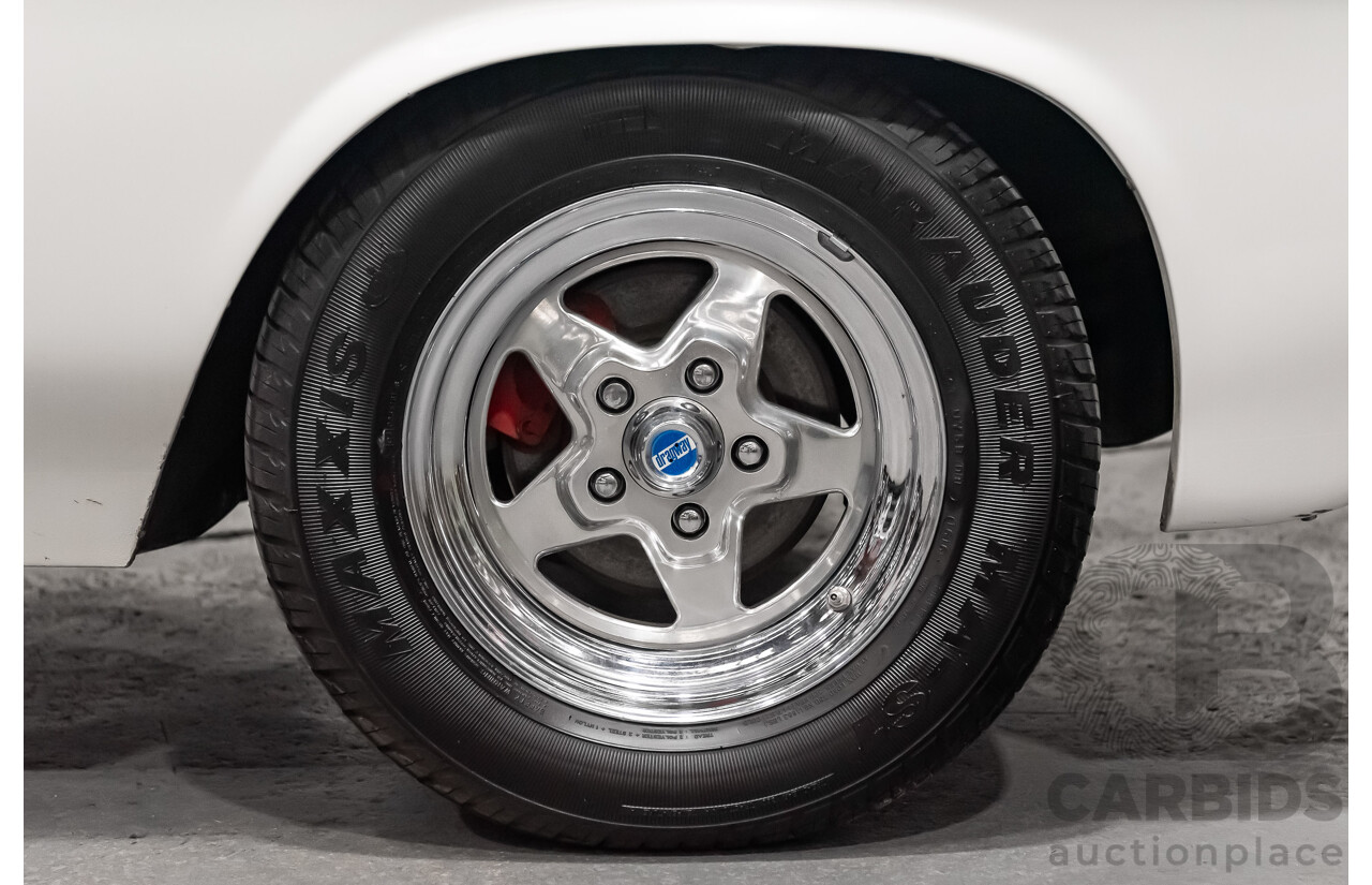 02/1976 Holden HJ Utility (On WB Chassis) 2d Utility White V8 5.0L - Modified & Engineered