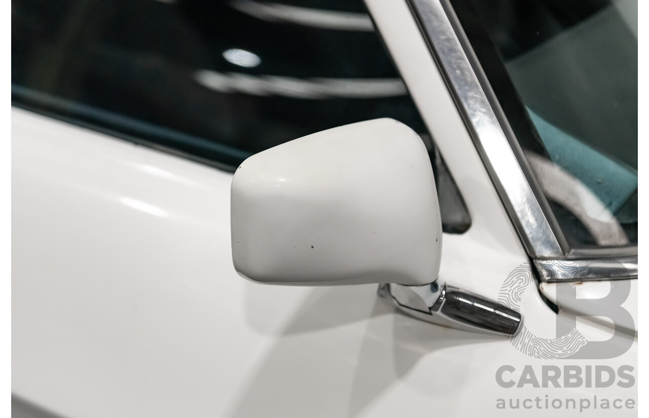 02/1976 Holden HJ Utility (On WB Chassis) 2d Utility White V8 5.0L - Modified & Engineered