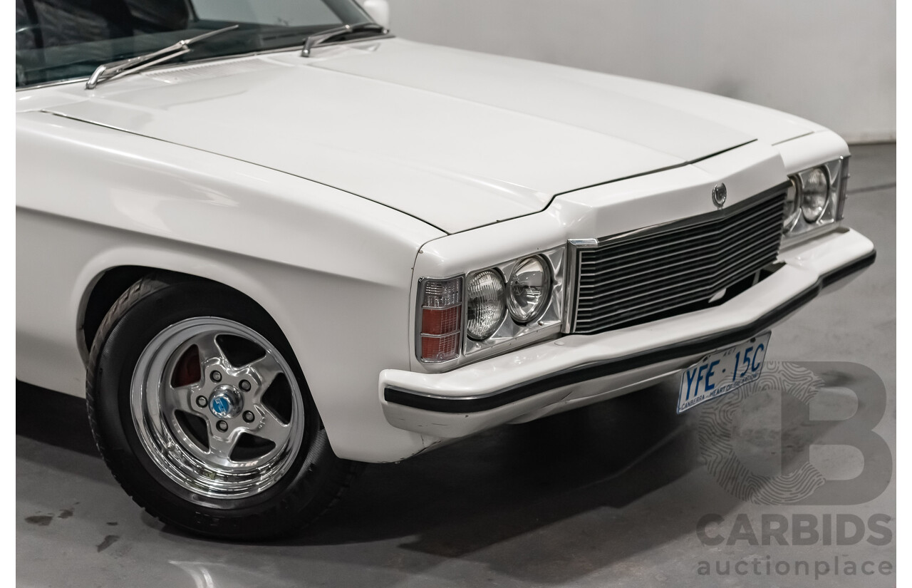 02/1976 Holden HJ Utility (On WB Chassis) 2d Utility White V8 5.0L - Modified & Engineered