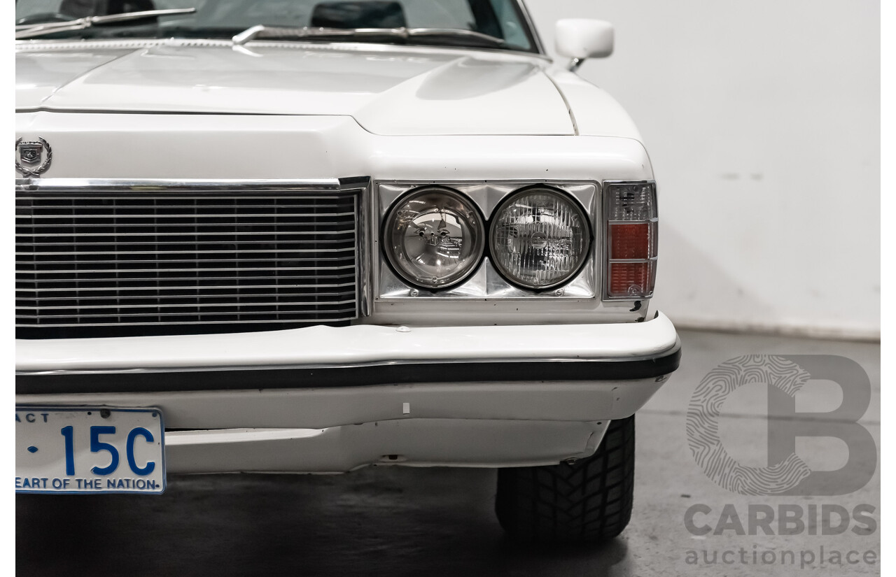 02/1976 Holden HJ Utility (On WB Chassis) 2d Utility White V8 5.0L - Modified & Engineered