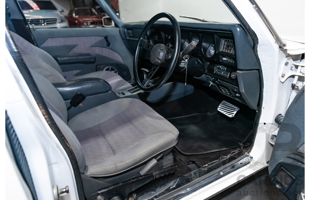 02/1976 Holden HJ Utility (On WB Chassis) 2d Utility White V8 5.0L - Modified & Engineered