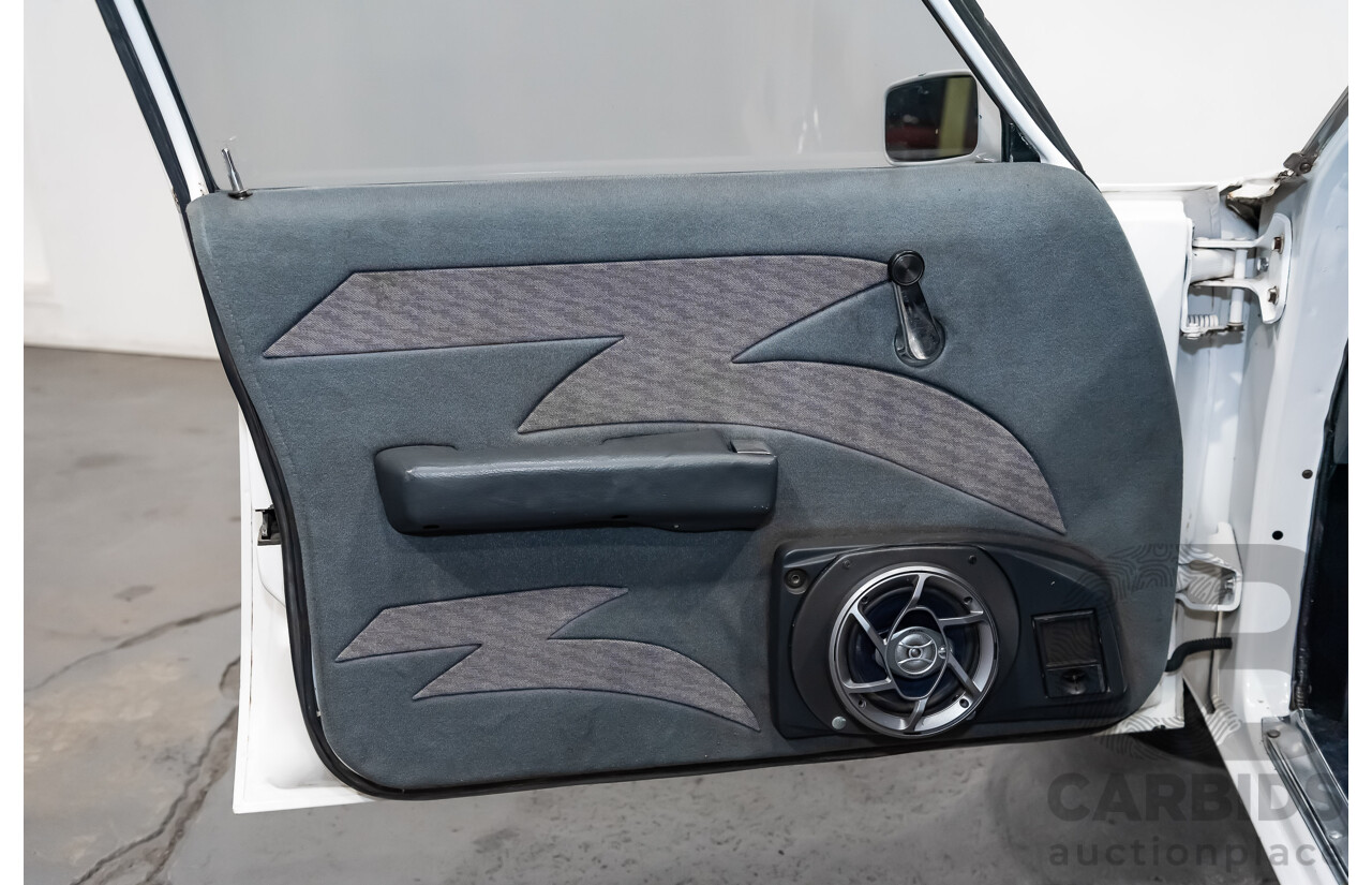 02/1976 Holden HJ Utility (On WB Chassis) 2d Utility White V8 5.0L - Modified & Engineered