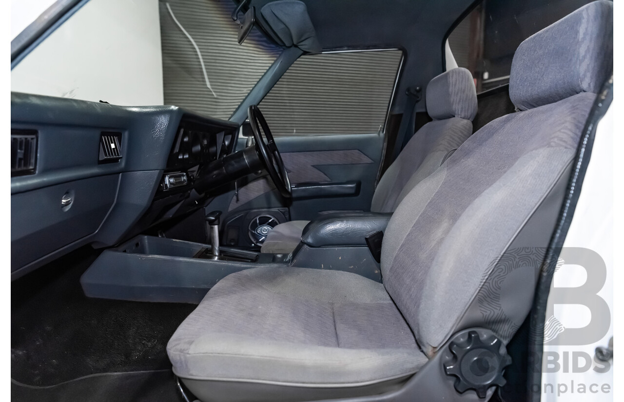 02/1976 Holden HJ Utility (On WB Chassis) 2d Utility White V8 5.0L - Modified & Engineered