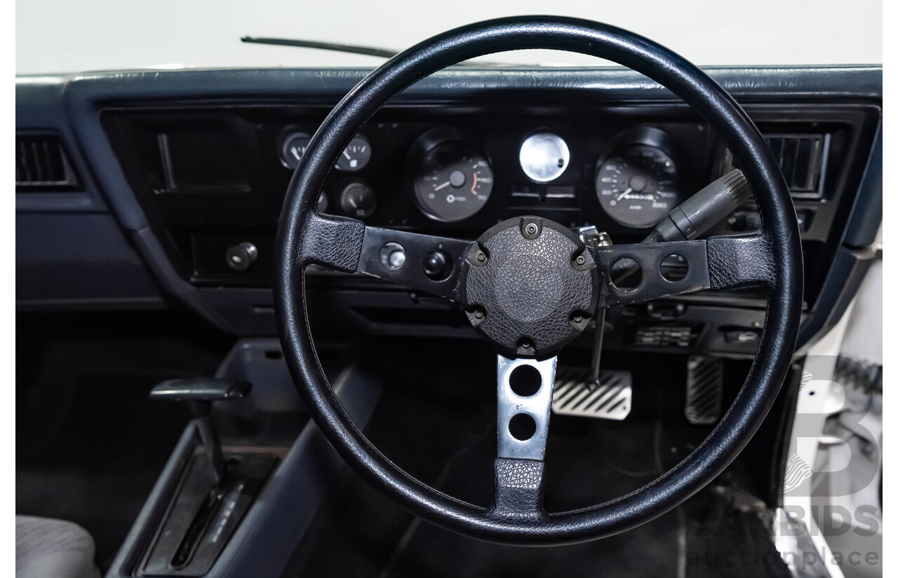 02/1976 Holden HJ Utility (On WB Chassis) 2d Utility White V8 5.0L - Modified & Engineered