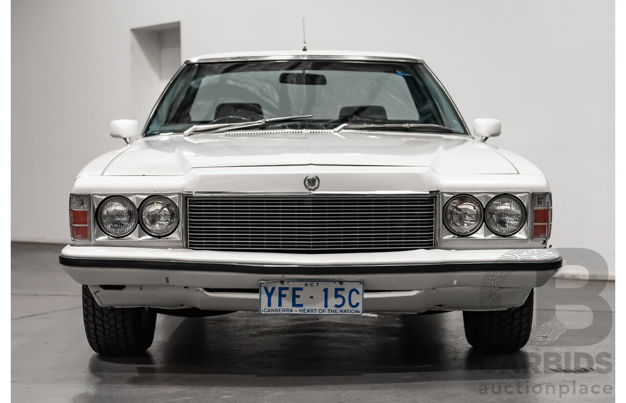 02/1976 Holden HJ Utility (On WB Chassis) 2d Utility White V8 5.0L - Modified & Engineered