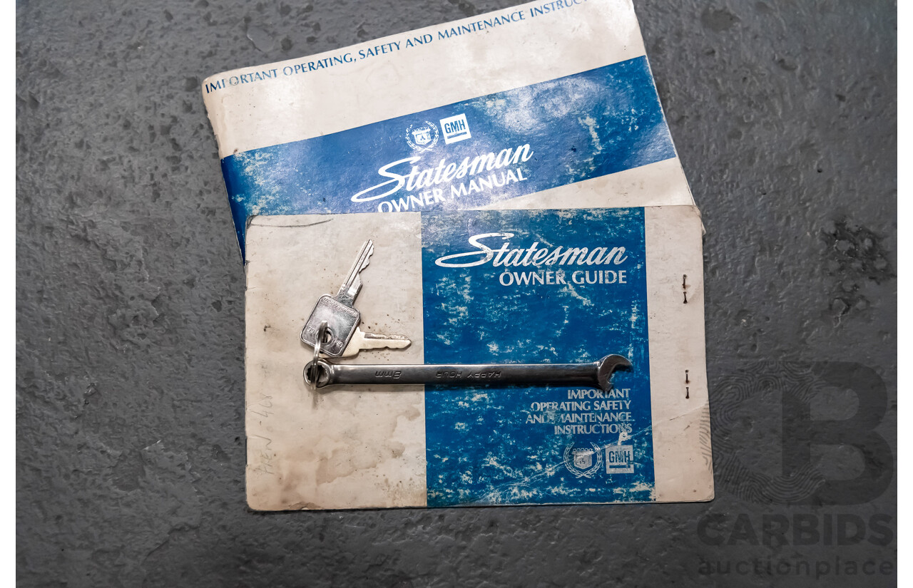 02/1976 Holden HJ Utility (On WB Chassis) 2d Utility White V8 5.0L - Modified & Engineered