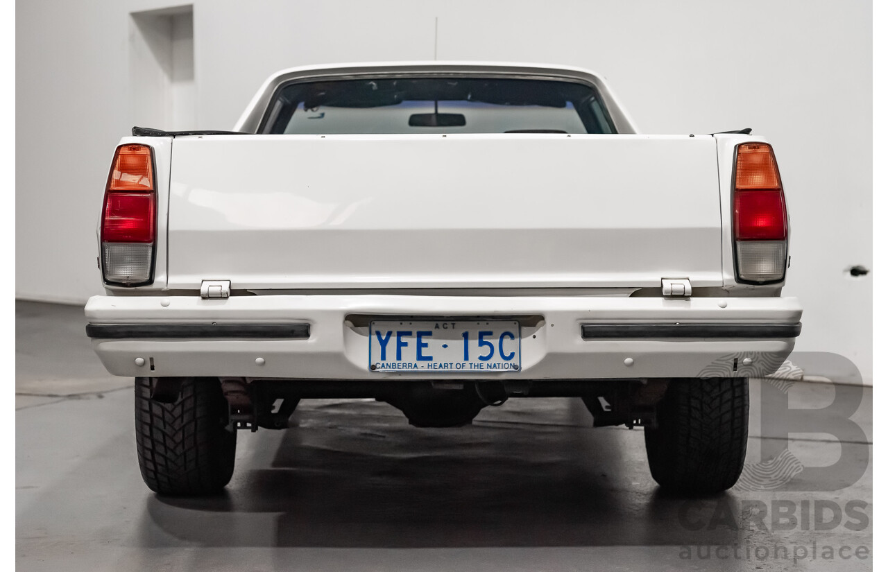 02/1976 Holden HJ Utility (On WB Chassis) 2d Utility White V8 5.0L - Modified & Engineered