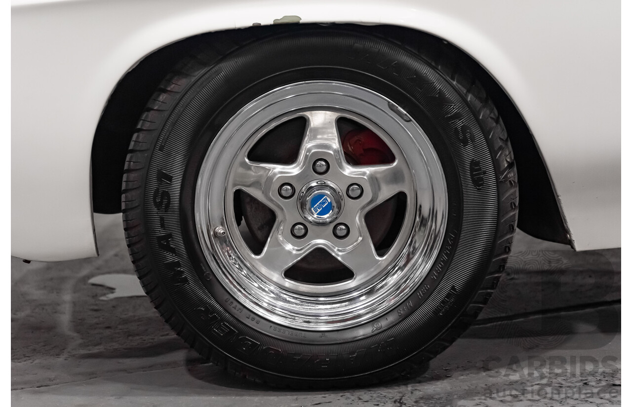 02/1976 Holden HJ Utility (On WB Chassis) 2d Utility White V8 5.0L - Modified & Engineered