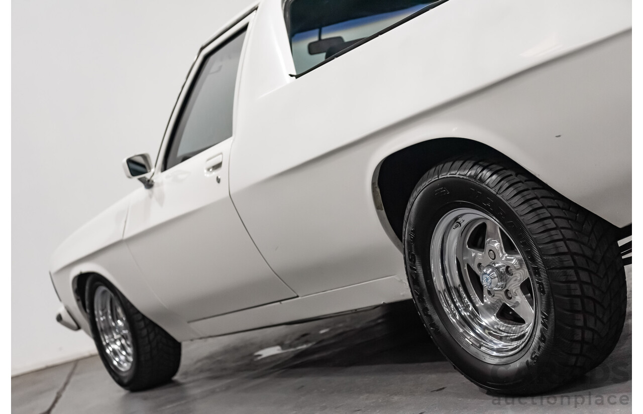 02/1976 Holden HJ Utility (On WB Chassis) 2d Utility White V8 5.0L - Modified & Engineered