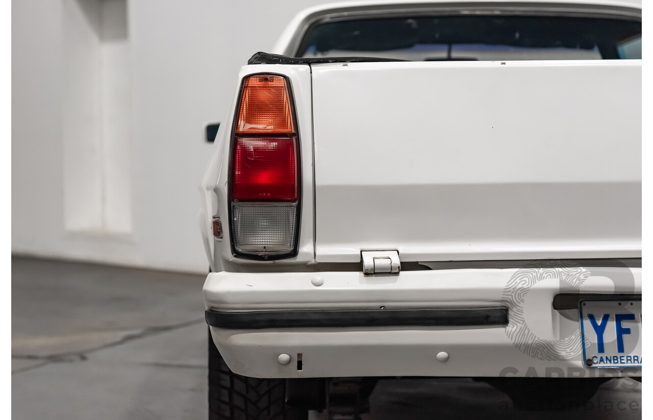 02/1976 Holden HJ Utility (On WB Chassis) 2d Utility White V8 5.0L - Modified & Engineered