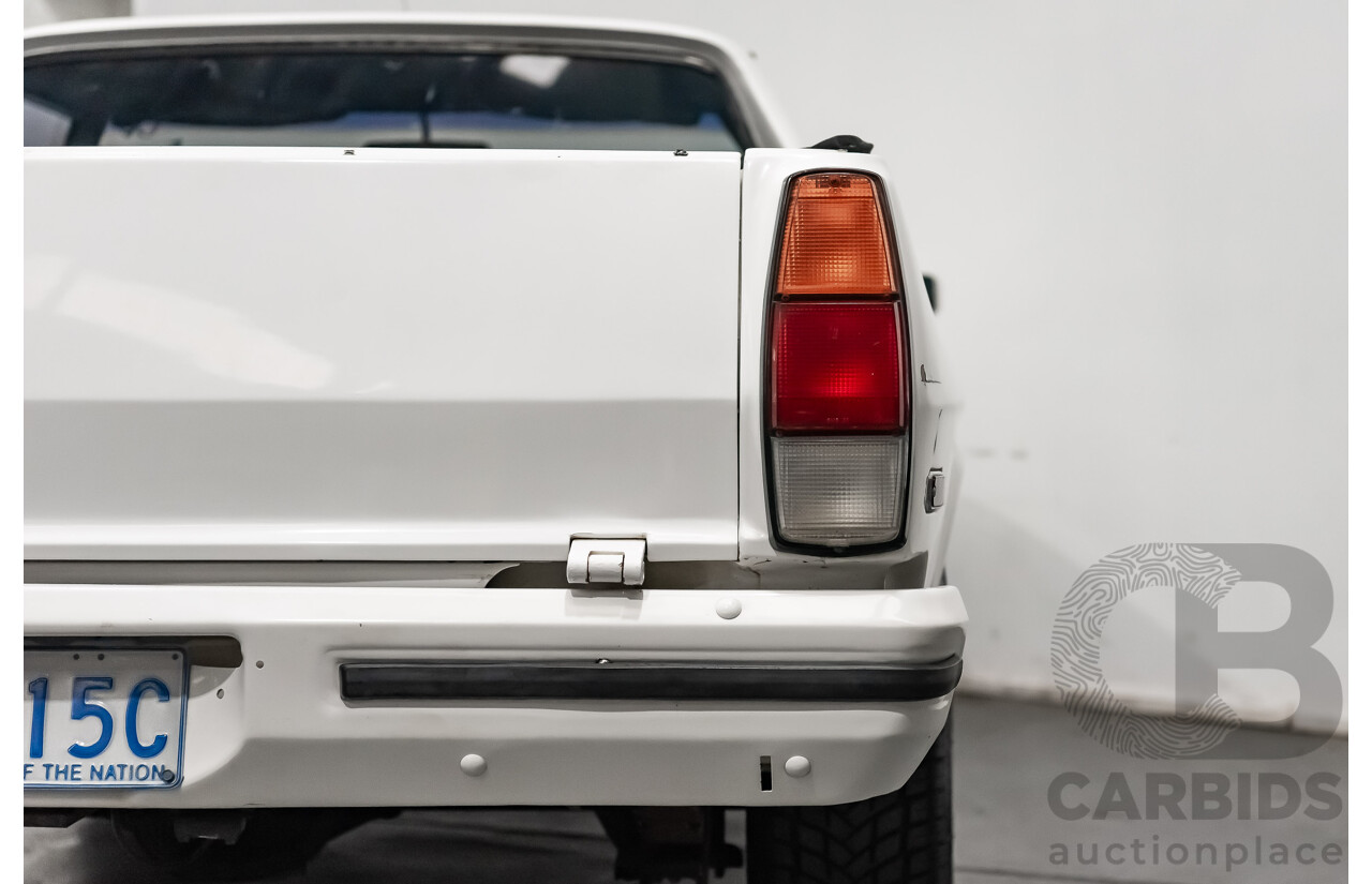 02/1976 Holden HJ Utility (On WB Chassis) 2d Utility White V8 5.0L - Modified & Engineered