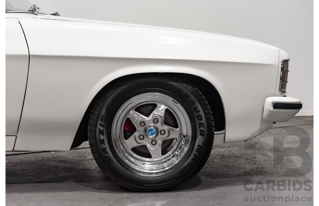 02/1976 Holden HJ Utility (On WB Chassis) 2d Utility White V8 5.0L - Modified & Engineered